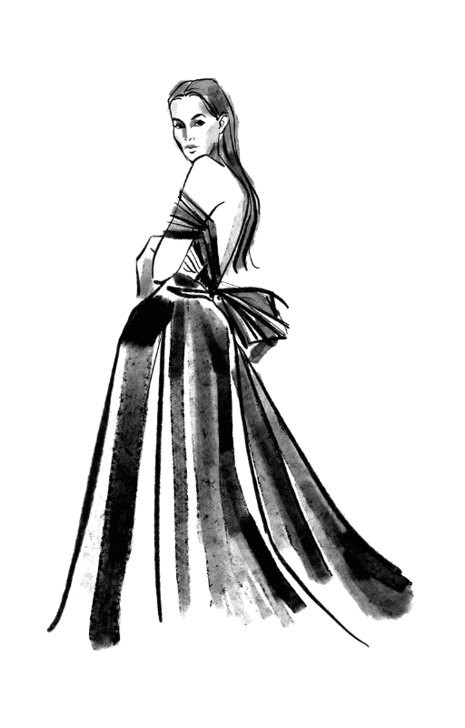 Dress drawing